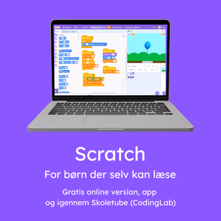 G&aring; til siden om Scratch