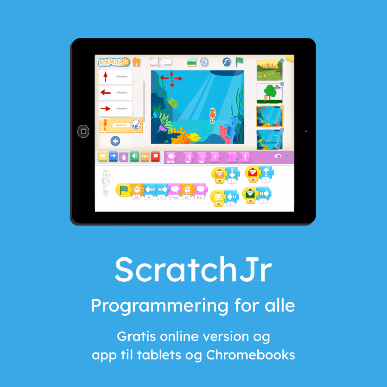 G&aring; til siden om ScratchJr
