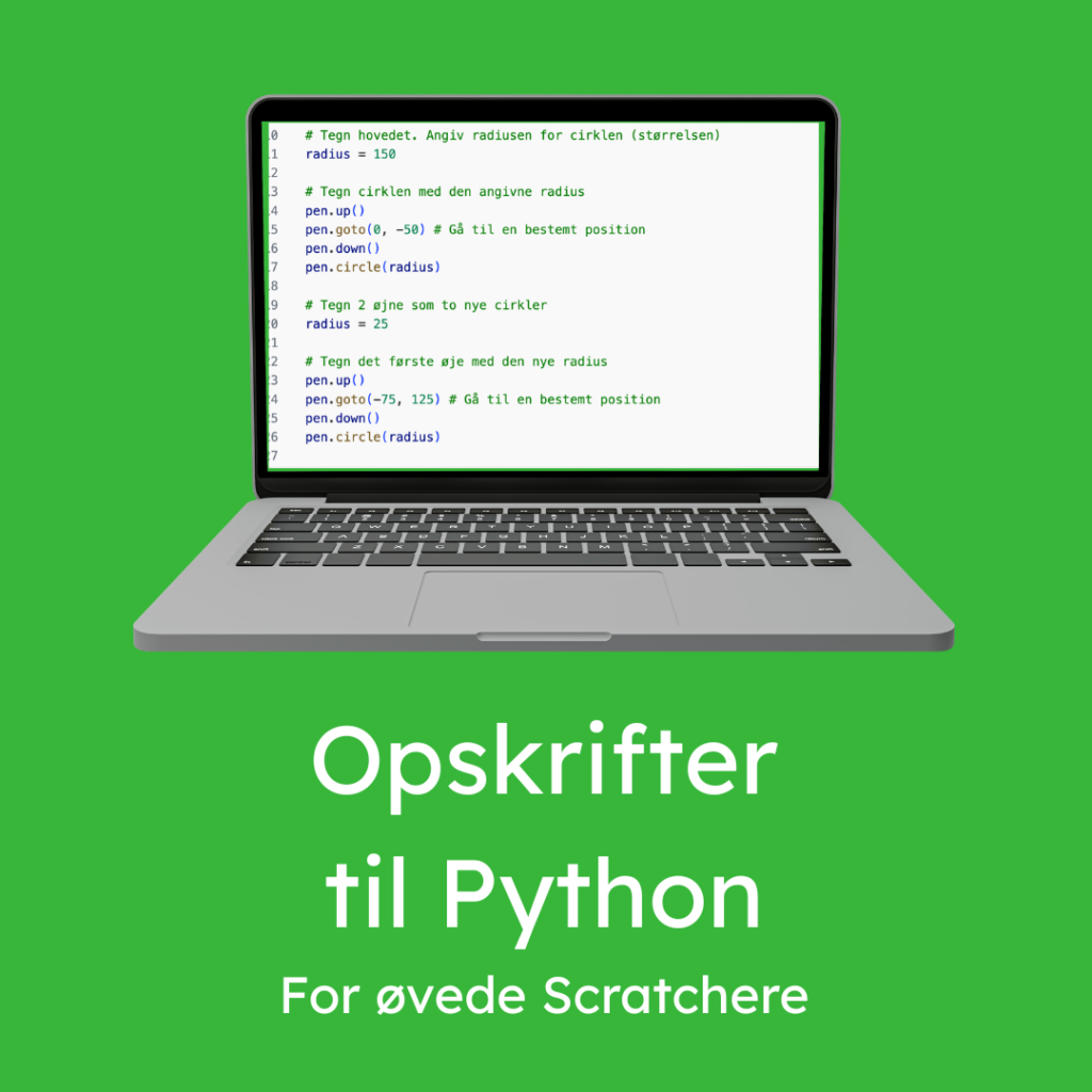 Find opskrifter til Python