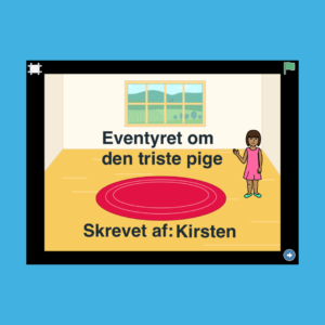 Eksempel på slutproduktet til Byg, skriv og kod en historie